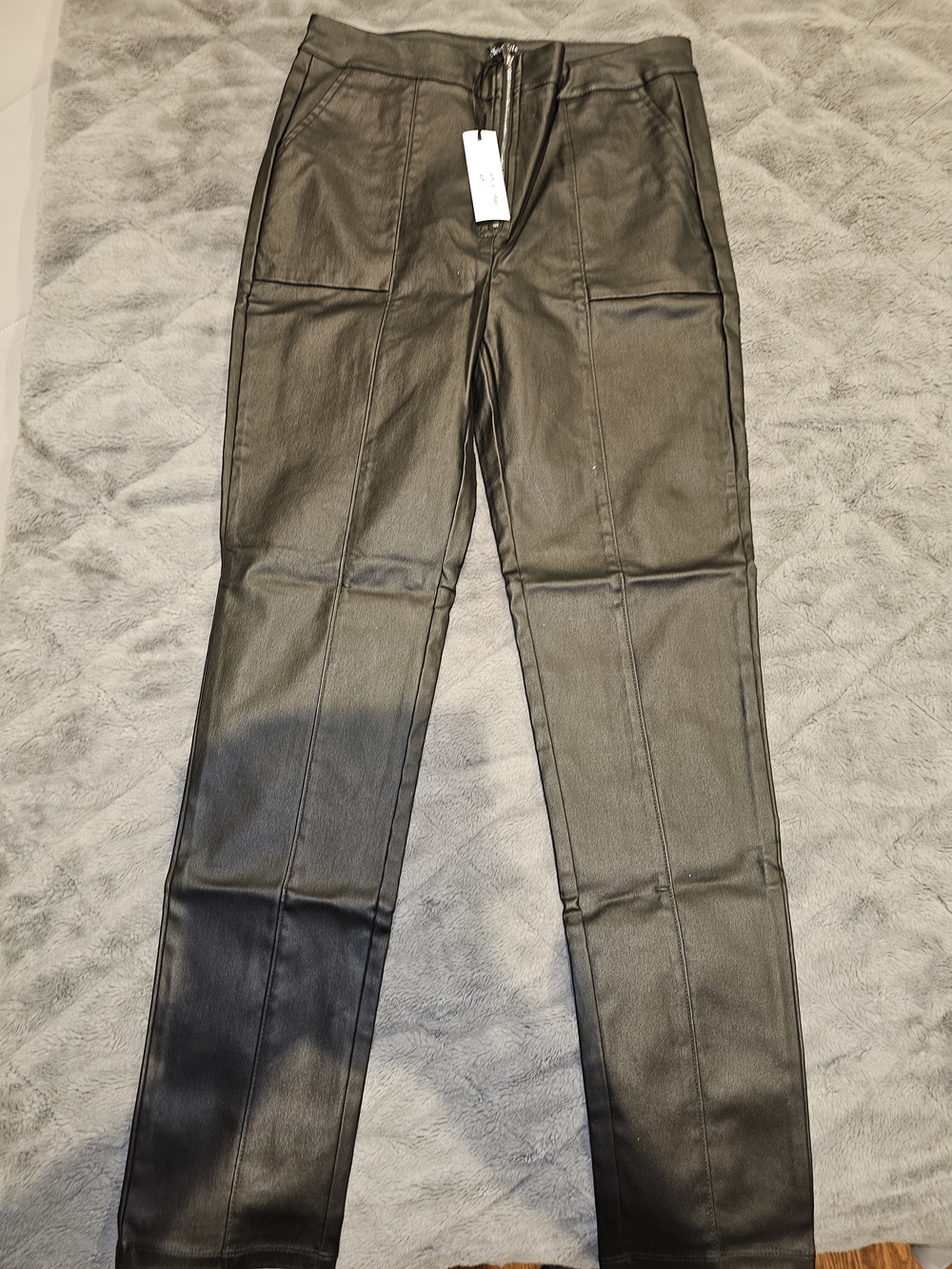 NWT - Chocolate - Women’s Skinny Faux Leather Pants - Black